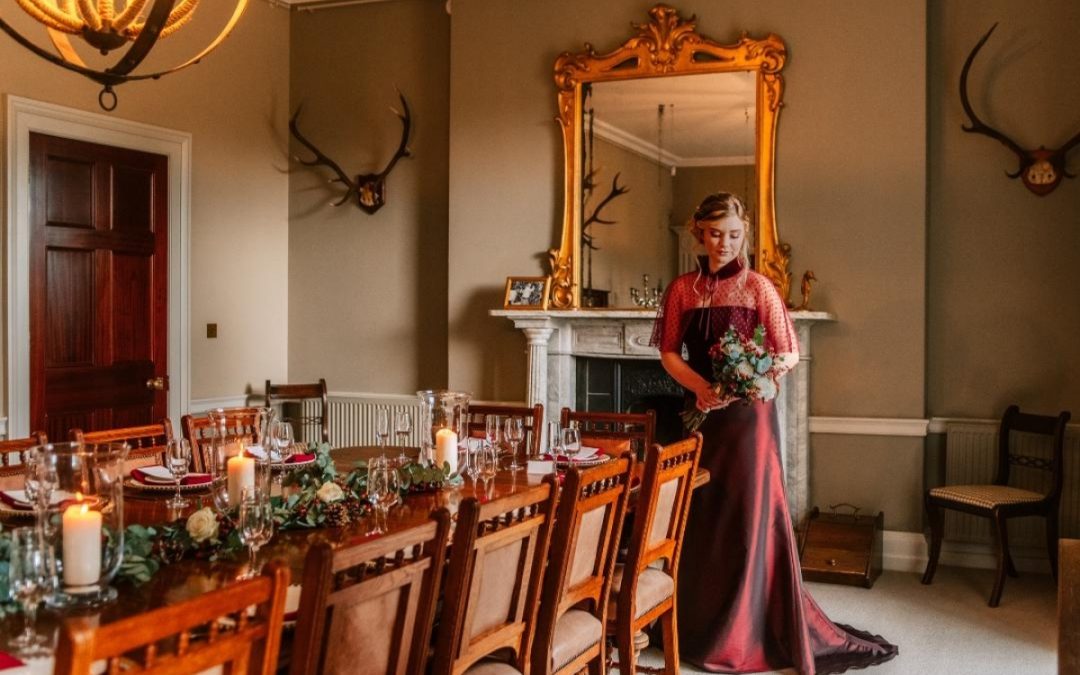 Festive wedding inspiration at Burncoose House